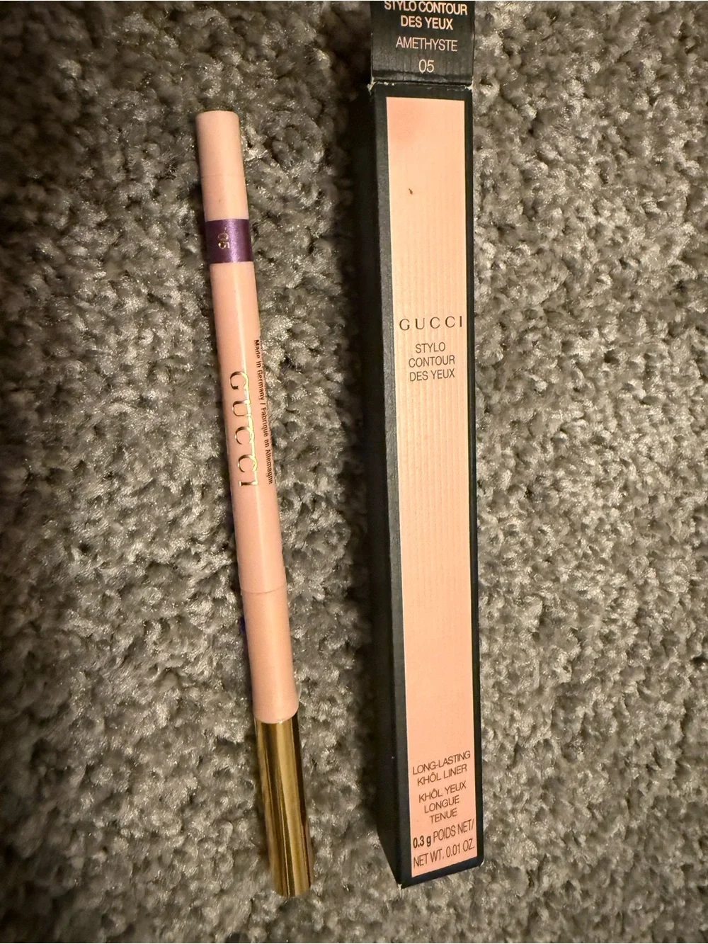 Gucci Amethyste Eye Stylo Contour Eyeliner - Purple & Blush Pink Packaging